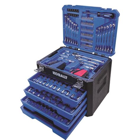 250 pc mechanics tool set metal box|Kobalt 250.